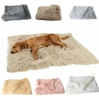 soft plush sleeping dog bed for small medium large dog cat breathable warm bed blanket puppy chihuahua teddy pet dog bed mat s l