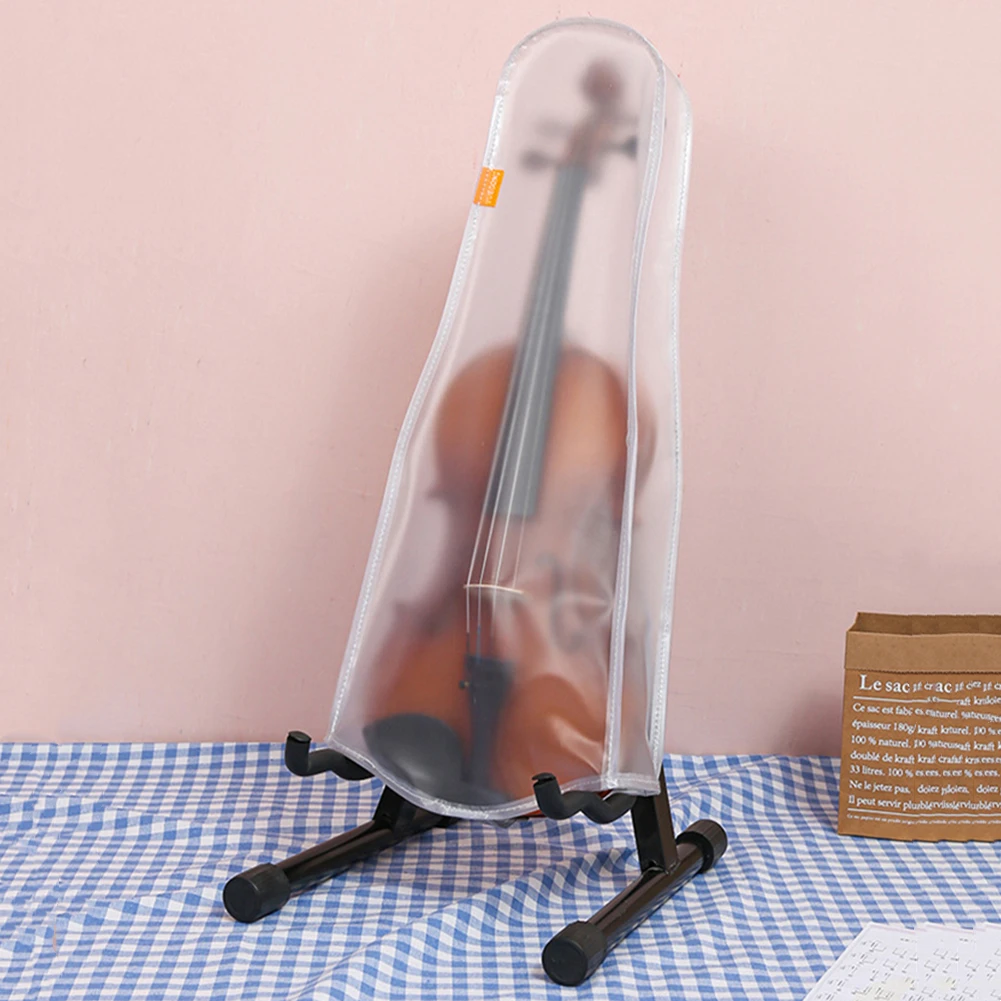 

Cover Violin Dust Cover Dust Proof For 4/4 Violins Transparent Violin Case Waterproof Violin Case Dust Violin Protector
