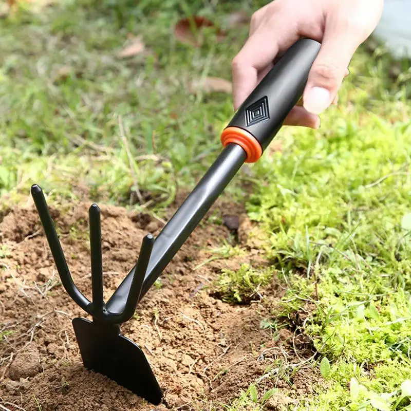 

3pcs Garden Shovel Set Iron Hand Garden Planting Shovel Rake Gardening Tools For Garden Transplant Loose Soil Flower Planting