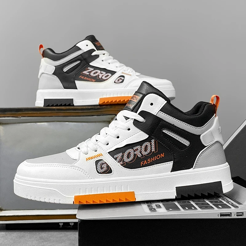 For Men New Fashion Brand Good Quality Casual Men's Shoes Comfortable Non-slip Man Flat Skateboard Shoes