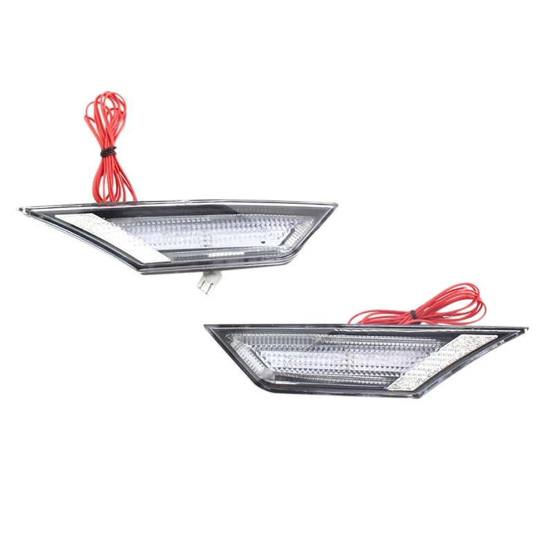 

2X LED Side Marker Light Turn Signal DRL Lamp Kit for Honda Civic 10TH 2016-2020 Clear 33800-TBA-A02 33850-TBA-A02