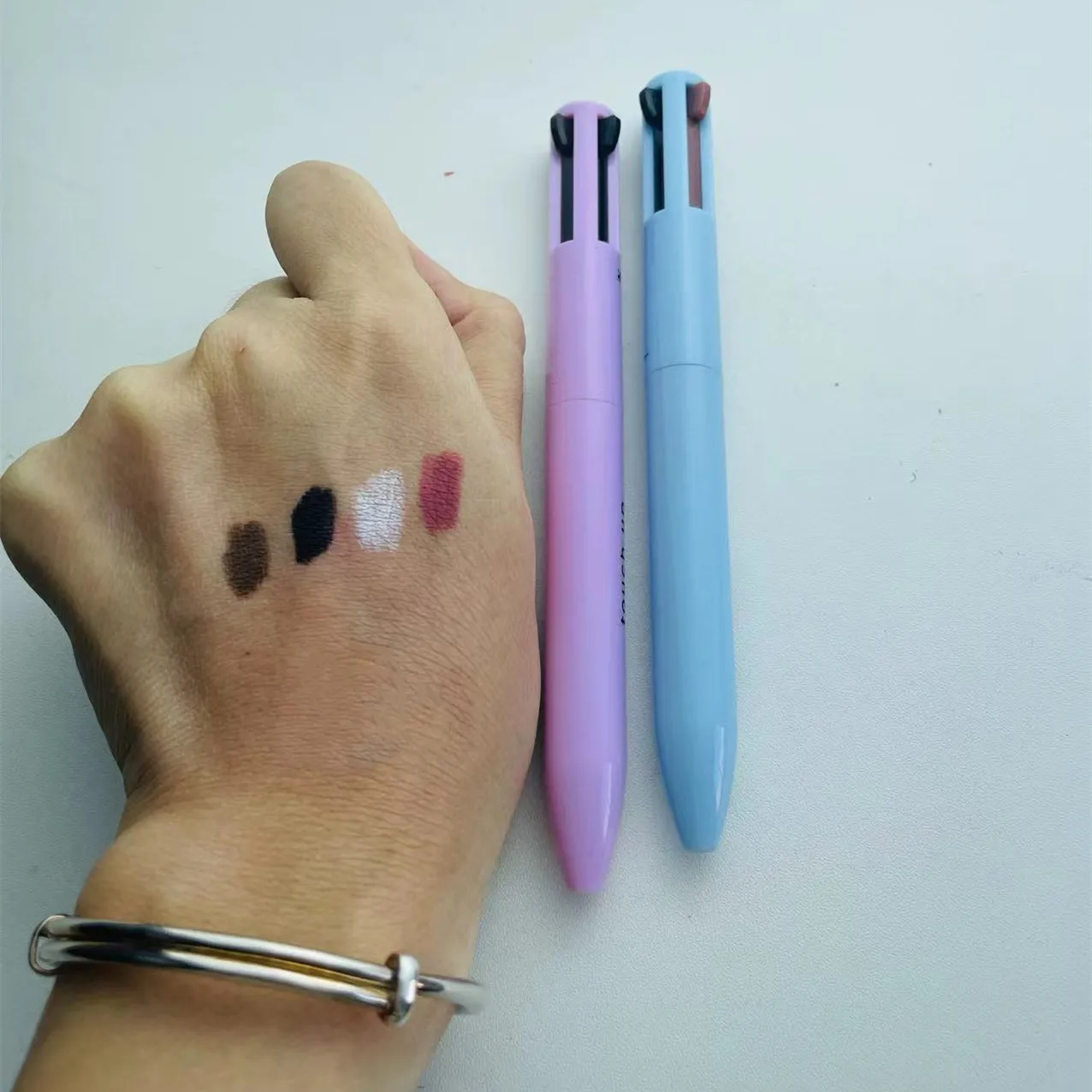 

4 In 1 Eyebrow Pencil Waterproof Drawing Eye Brow Long Lasting Easy Color Eyebrow Pen Sweatproof Makeup Cosmetic Tool