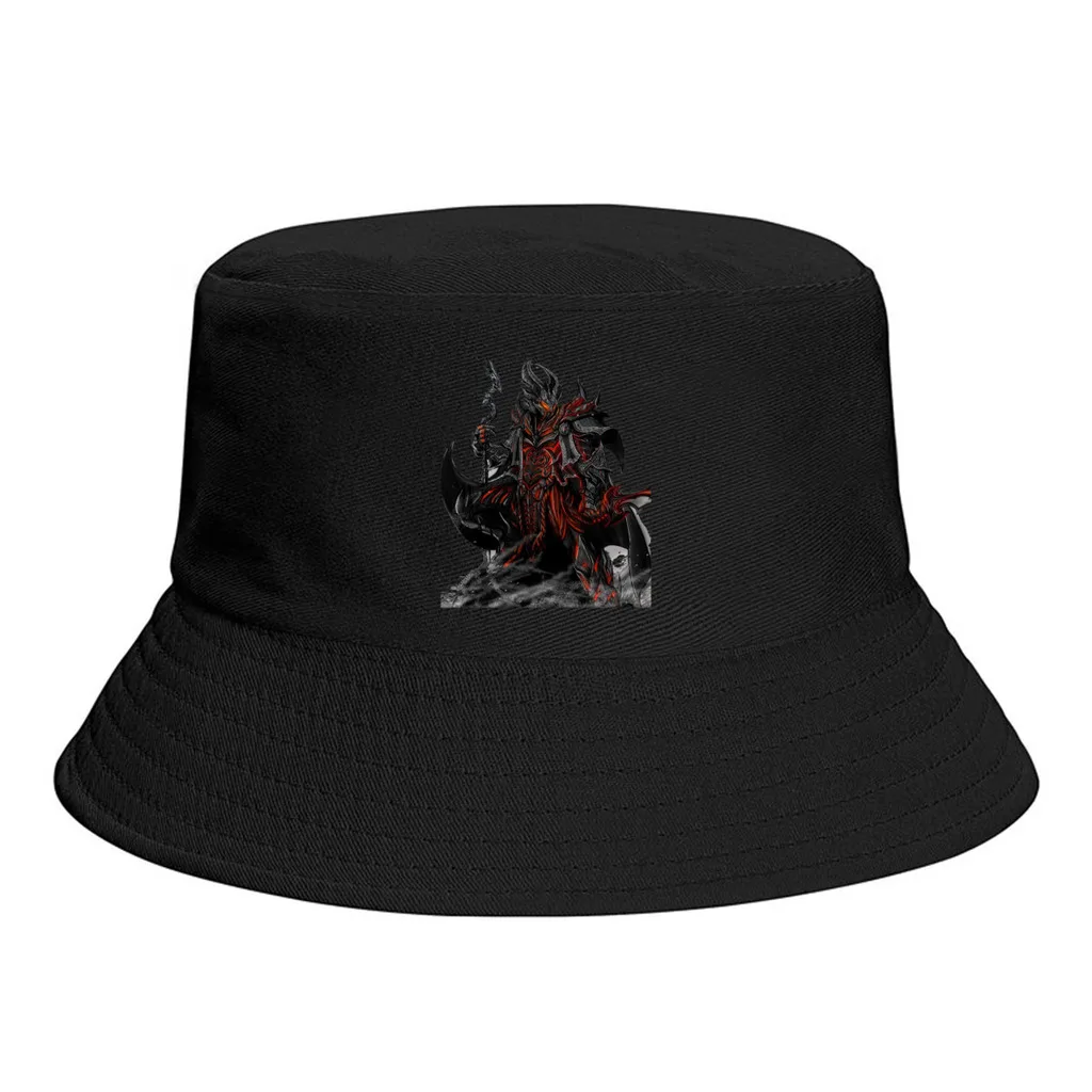 

2022 New Summer Daedra Bucket Hats for Unisex The Elder Scrolls V Skyrim Streetwear Foldable Bob Fisherman Hat Fedoras Cap