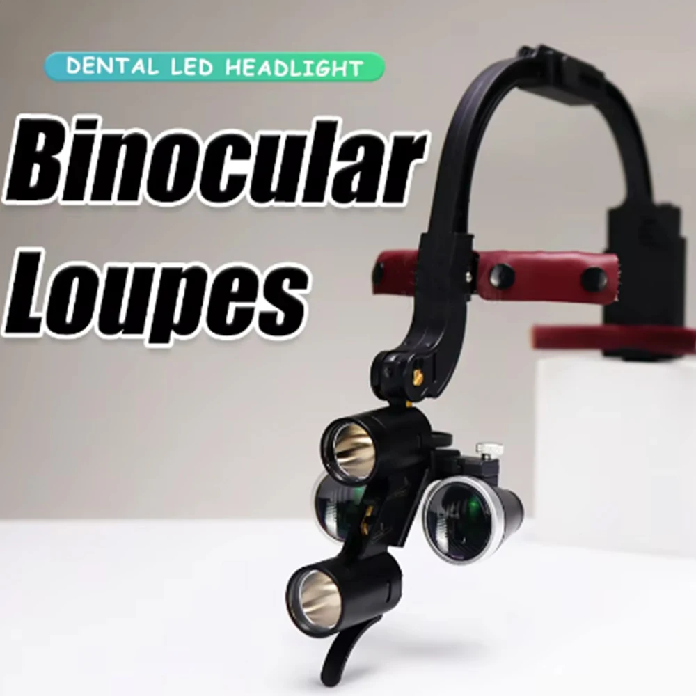 Бинокулярная стоматологическая лупа с увеличением 2 5X 3 одинарная батарея со