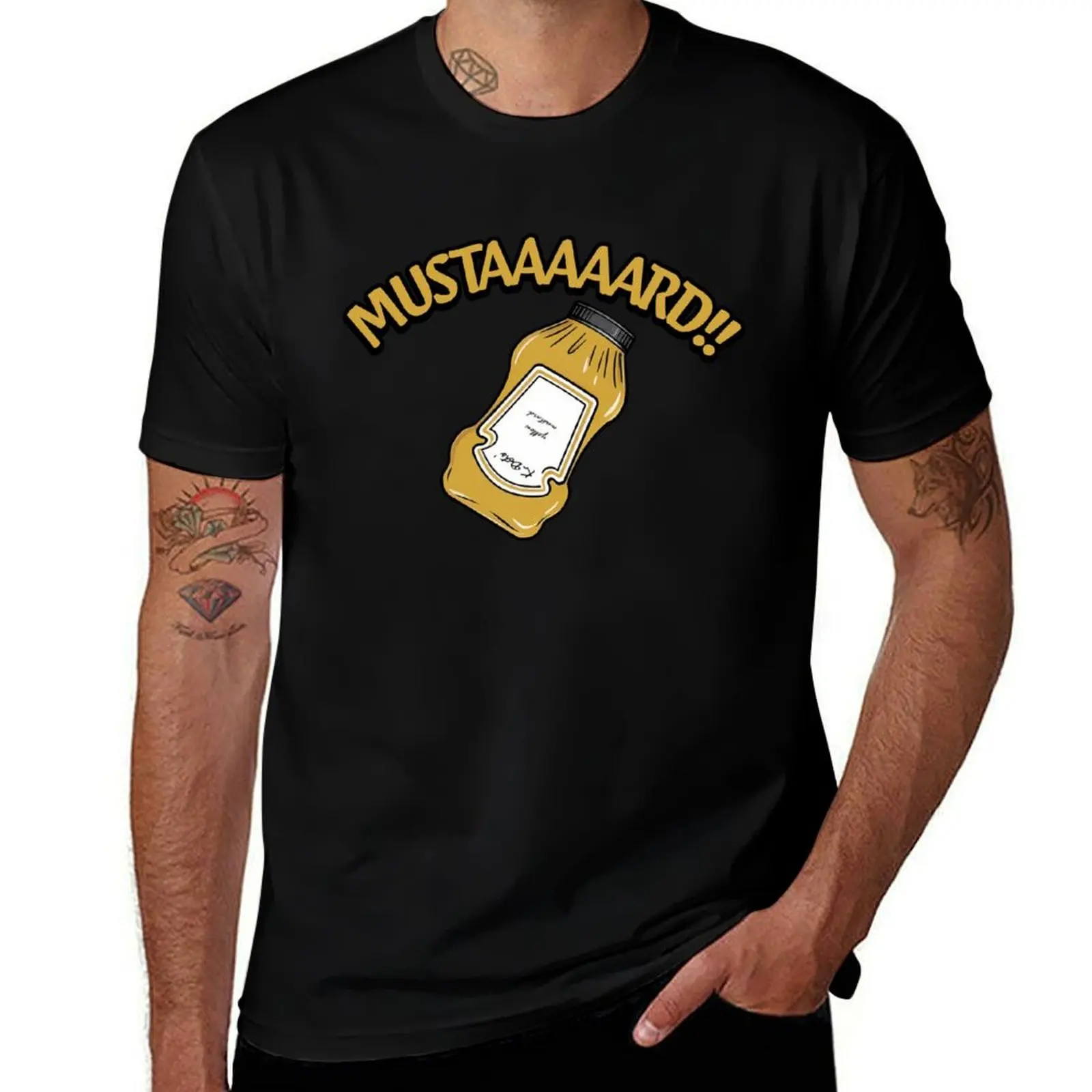 Фото Футболка Funny Mustard Kendrick Lamar с короткими рукавами, устойчивая к сминанию №1