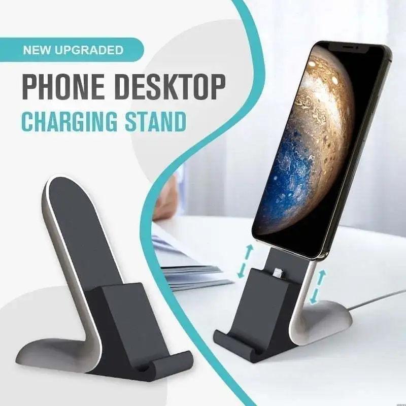

2022 New Upgraded Phone Desktop Magnetic Charging Stand Nordic Style for IPhone 11 12 13 Pro Max Android Data Line Protection