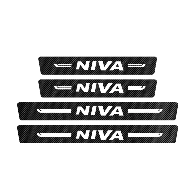 

4 шт., защитные наклейки на пороги автомобиля Chevrolet Niva