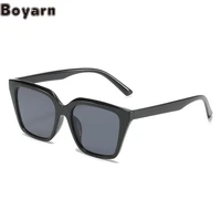 boyarn new box sunglasses steampunk fashion versatile square glasses online red street photography same sunglasses