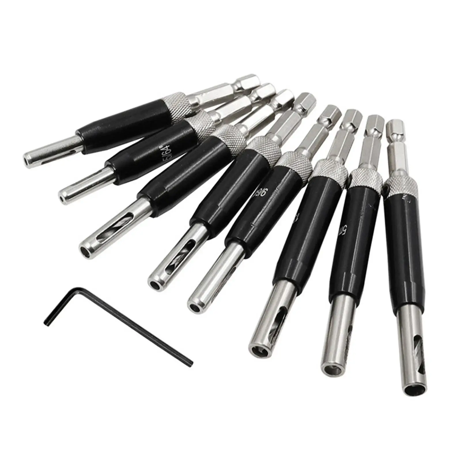 

8 Pieces Hardware drill bit Set Portable Hinge drill bit Self Centering Hinge Drill Bit for Professionals Handles Cabinet