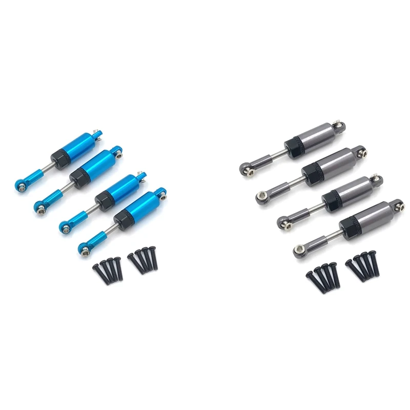 

2Set For Wltoys A959 A959-B A949 A969 A979 K929 Full Metal Shock Absorber Damper 1/18 RC Car Parts,Blue & Gray