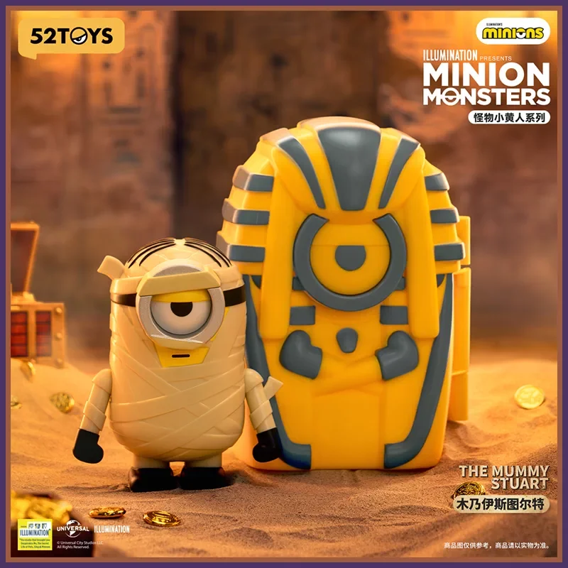 Фото Набор из 6 подвижных фигурок-миньонов 52toys в слепых коробках, игрушки по мотивам Universal Studios, подарок для детей и коллекционеров №5
