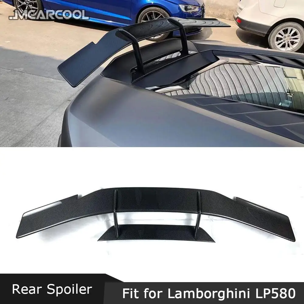 

Dry Carbon Fiber Rear Trunk Lip Spoiler Auto Car Accessorise Case for Lamborghini Huracan LP580 LT610 EVO N style