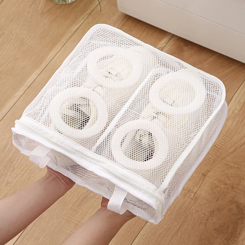 

Washing Machine Shoes Bag Travel Shoe Storage bags Portable Mesh Laundry bag Anti-deformation Protective Clothes organizer