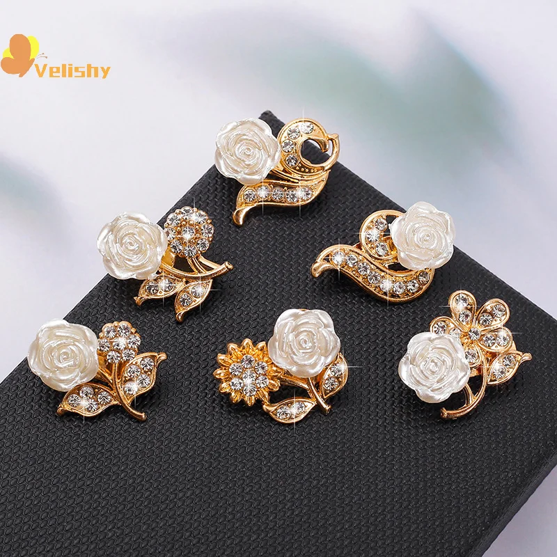 Милая универсальная брошь с цветком розы роскошная элегантная роза корсаж