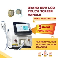 machine details diode laser handle of 2 in1 multi functional laser beauty machine new technology3 waves laser 755nm 808nm