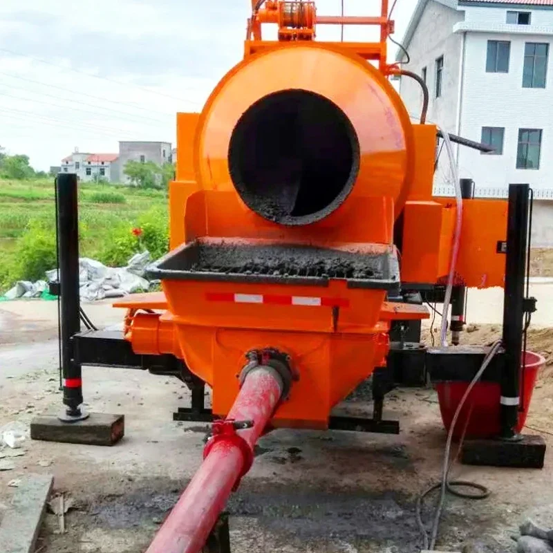 Дизельный Электрический мини-Бетономешалка насос 2024 горячая Распродажа
