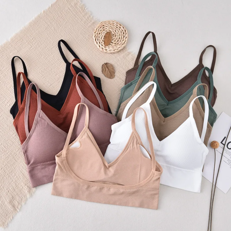 

U-Shape Beauty Back Sexy Thin Strapes Sports Bra Gym Bra Backless Sports Bra Yoga Bra Breathable Women Top Bra with Chest Pads