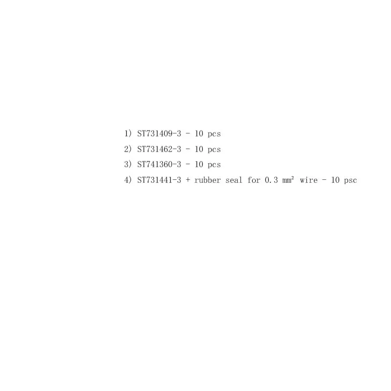 Бесплатная доставка 2) ST 731462 -3 - 10 шт 3) СТ 741360 4) 731441 + резиновое уплотнение для