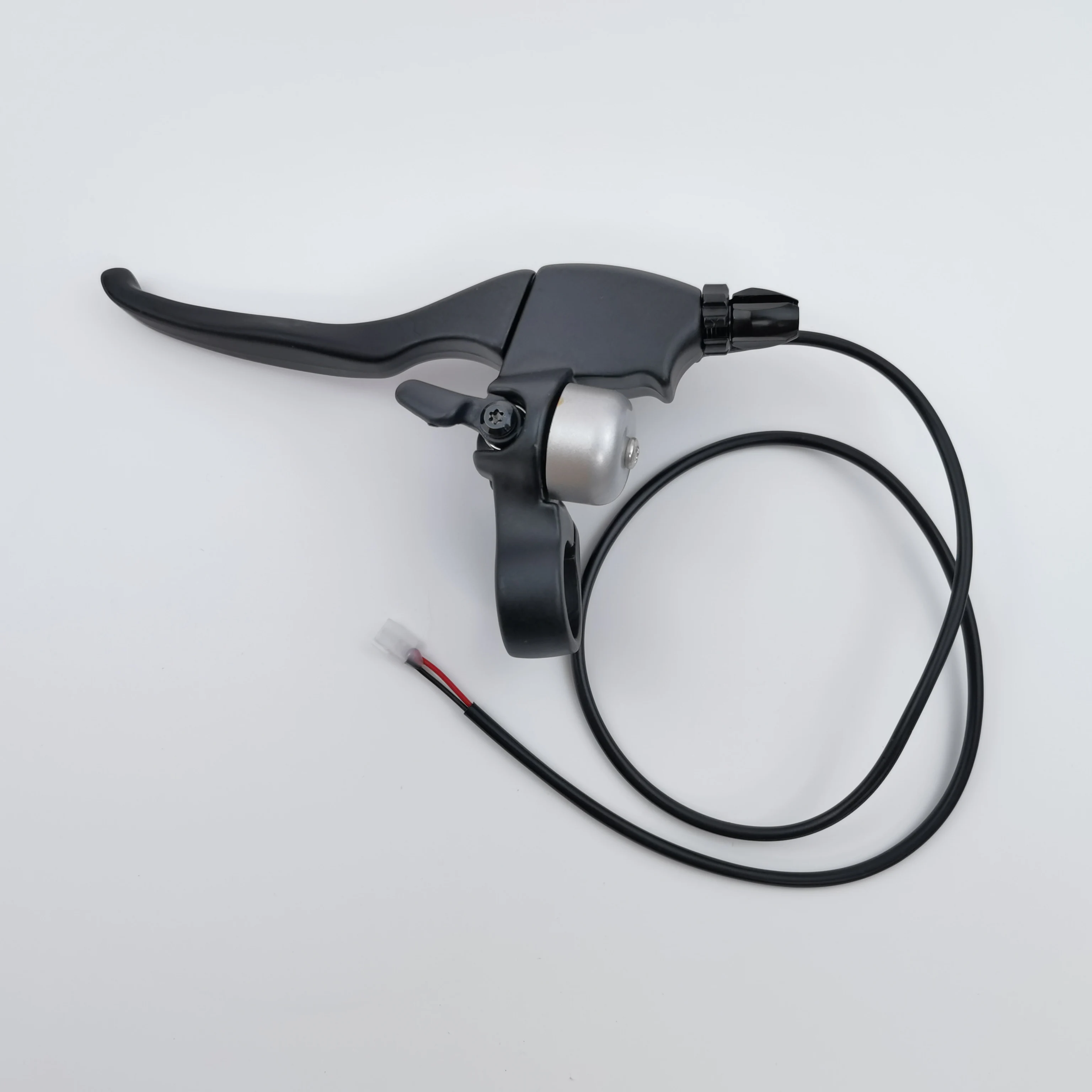 

8.5in Electric Scooter Brake Handle with Bell Scooter Handlebar Brake Level Aluminium Alloy Assembly Parts