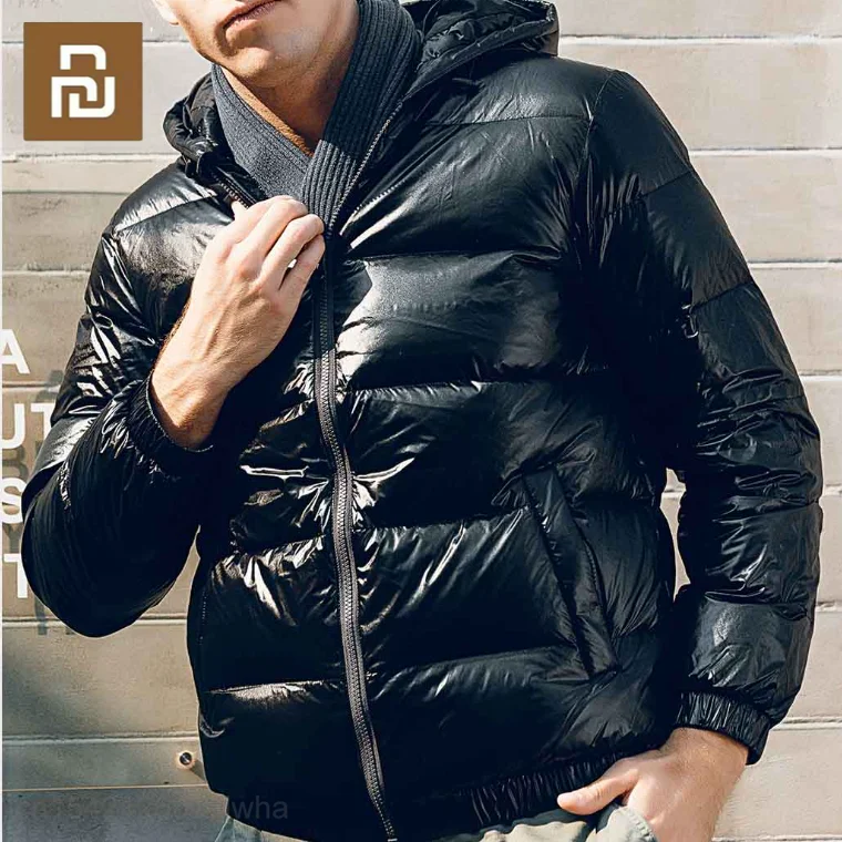 

Youpin SKAH Thicken Man Down Jacket Lock Double Warm Light and Soft Windproof Waterproof Solid Color For Winter Fashion Urban