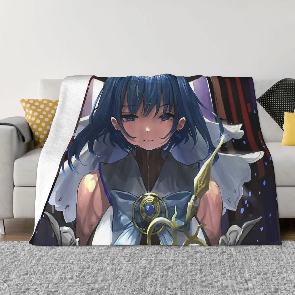 

Hololive одеяла виртуальной хост-группы из кораллового флиса