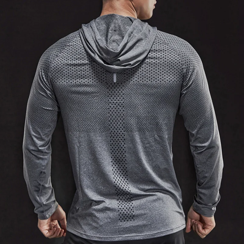 

Sports Men t-shirts male New Long sleeve tshirts for men Training Running Tee shirt men Quick Dry Bodybuilding gym clothing men