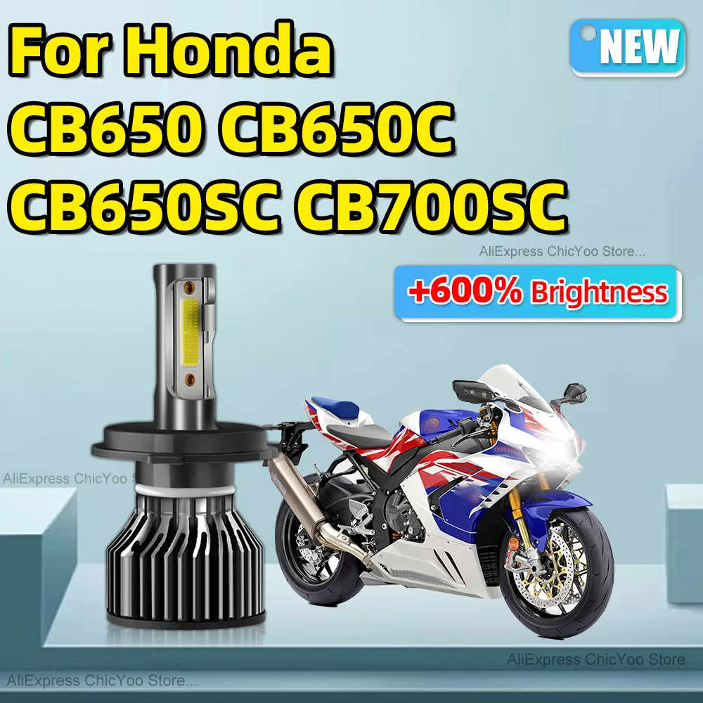 Фары головного света для мотоциклов Honda CB650 CB650C CB650SC CB700SC H4 светодиодный HiLo Beam 6000K