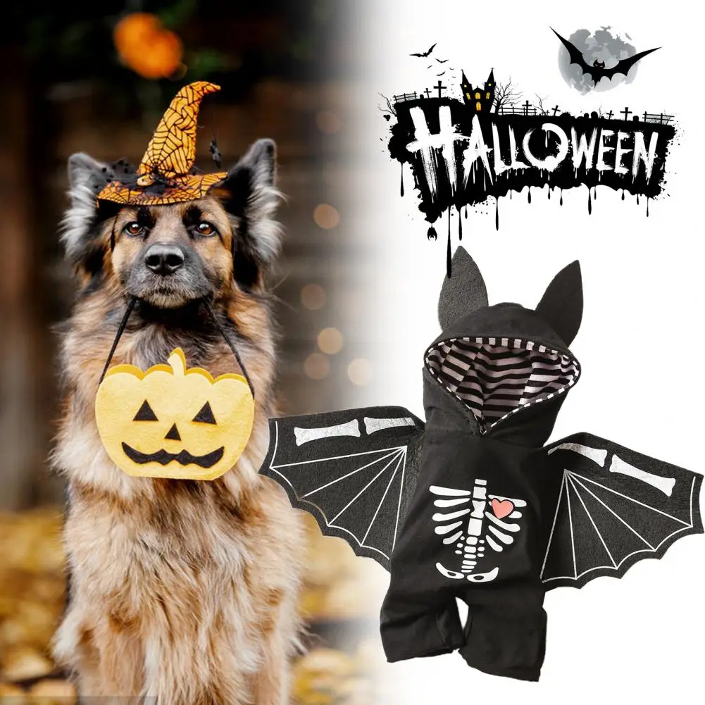 

Photograph Prop Non-allergic Black Bat Pet Outfit Halloween Accessory
