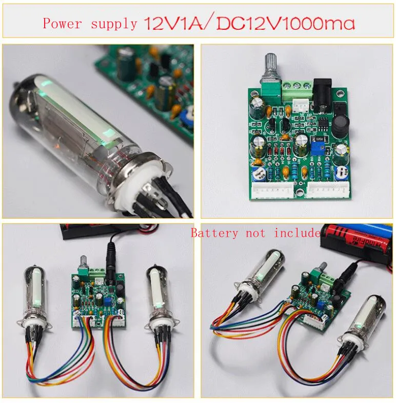 Двухканальная музыкальная лампа с флуоресцентным индикатором - купить по