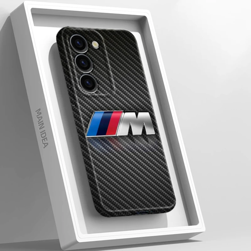 

Sports Car BMW Logo Luxury Film Funda Phone Case For Samsung Galaxy S23 S22 Pro Plus Ultra 4G 5G A03 Back Feilin Hard Cover