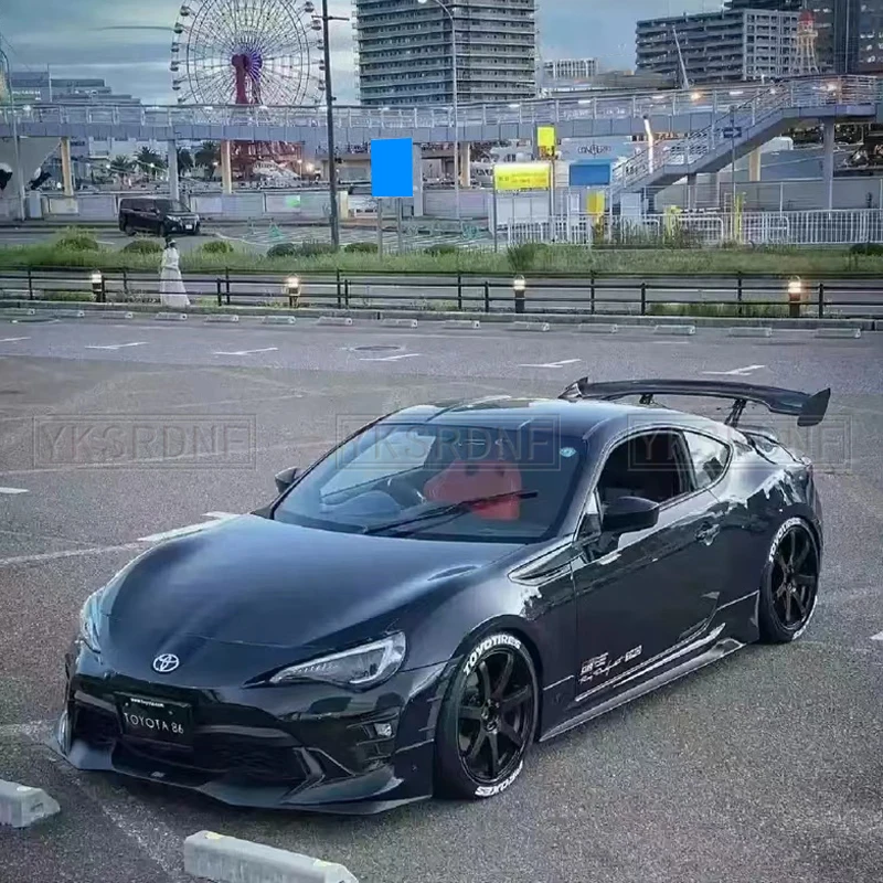 Универсальный автомобильный спойлер из углеродного волокна с рисунком для