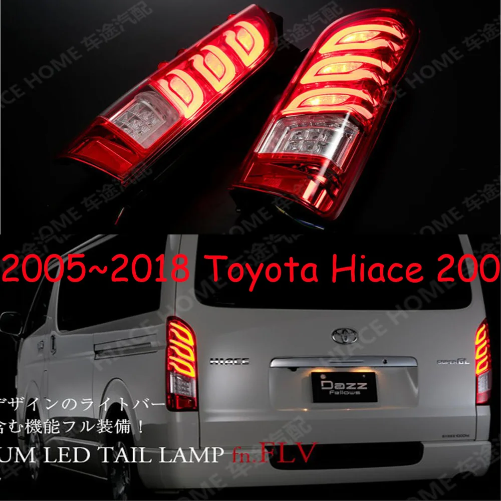Автомобильный бампер Hiace200 задний фонарь для Toyota Hiace 200 светодиодный 2015 ~ 2018y