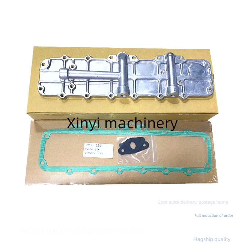 Масляный радиатор Cat E120b/320v 1/v2 двигатель S4k боковая крышка в сборе сердечник