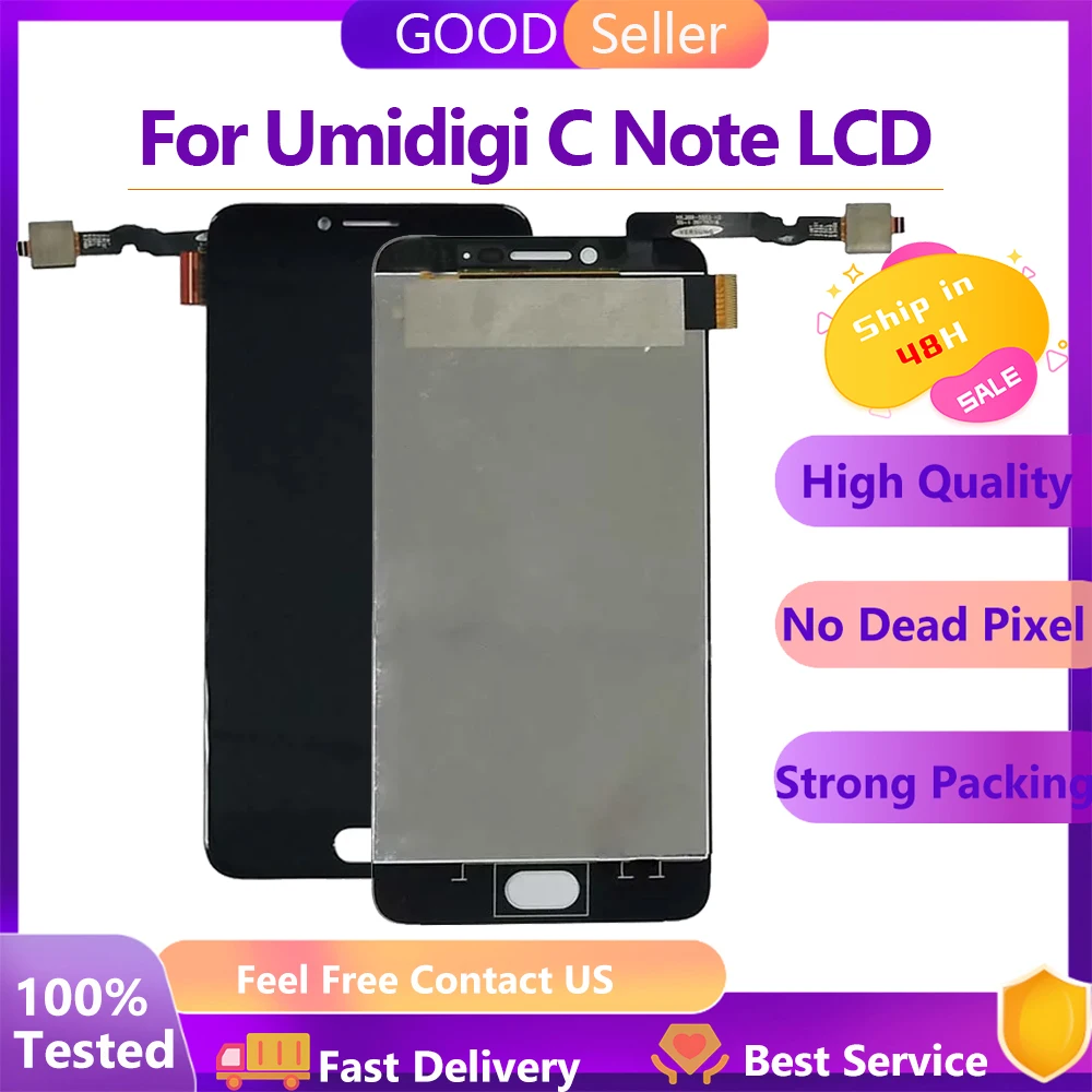 

Высококачественный ЖК-дисплей 5,5 дюйма для Umidigi Umi C Note + сенсорный экран в сборе идеальная ремонтная деталь