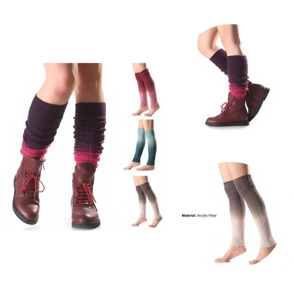 

1 Pair Boot Trim Toppers Attractive Warm Thicken Windproof Knitting Boot Cuffs for Yoga Leg Warmer Socks Women Leg Warmers