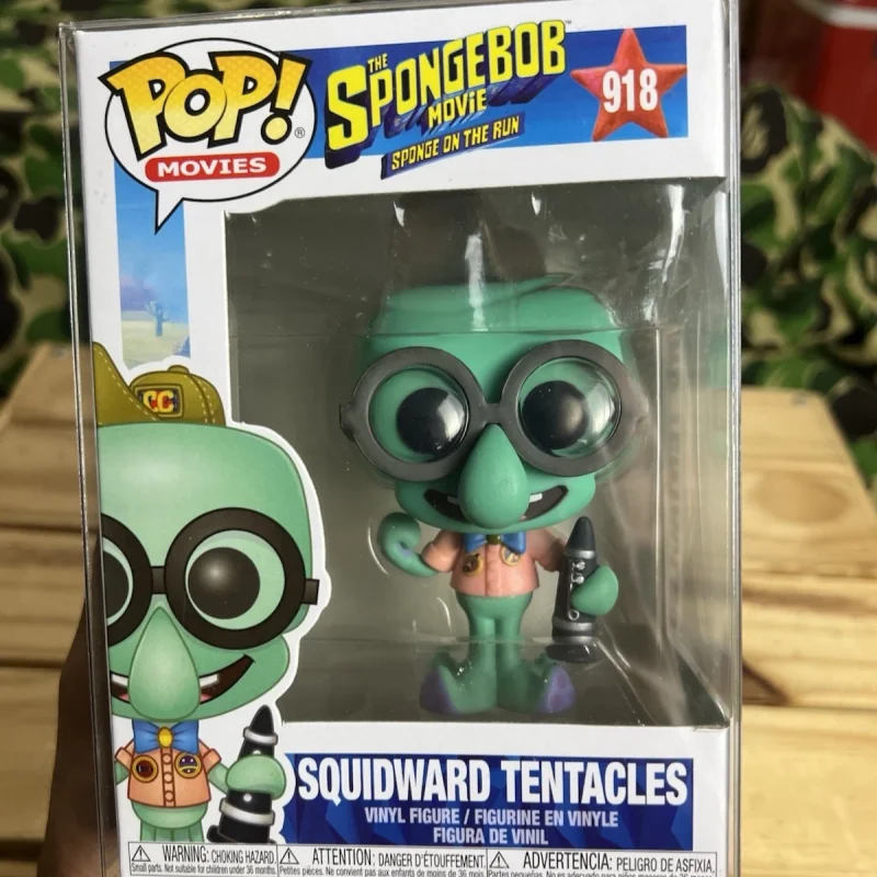 Фото Оригинальная фигурка Funko Pop Спанч Боб Квадратные штаны: Сквидвард Тентаклс # Коллекционная фигурка 918 Action Figures Decor Dll, лимитированная серия, подарок №2