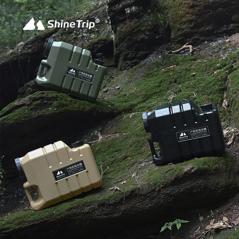 

A590 Outdoor Camping Food Grade Material Exquisite Portable Integrated Large Capacity Water Storage Bucket With Faucet 15L