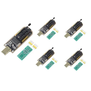 USB Programmer Module CH341A Series Burner Chip 24 EEPROM BIOS LCD Writer 25 SPI Flash USB To TTL 5V-3.3V 5Pcs