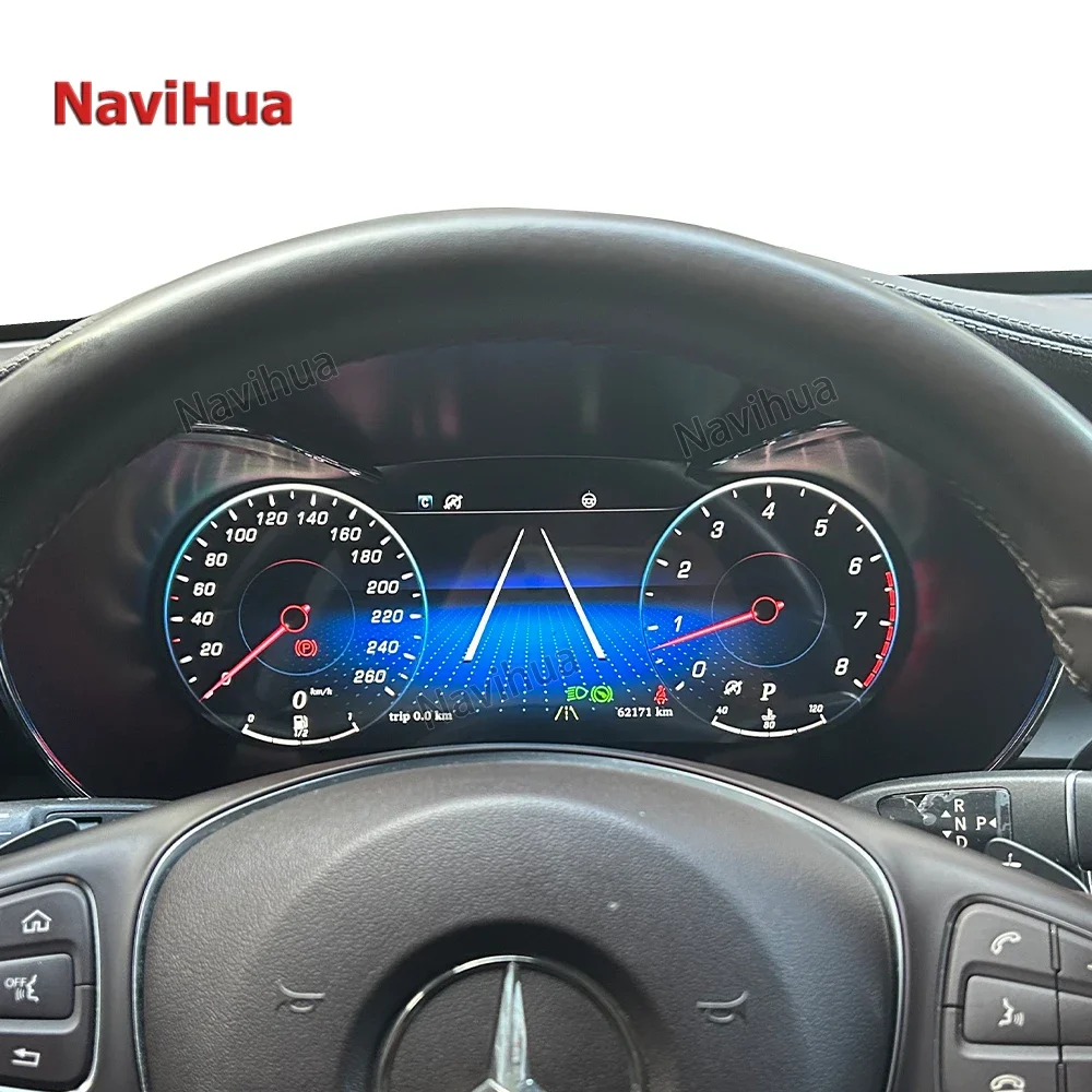 12 3-дюймовый ЖК-спидометр цифровой кластер приборной панели с Carplay для Benz GLC 2015-2017