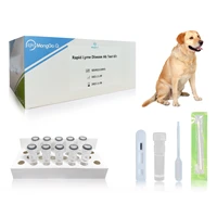 monggo q lyme test canine tick diagnostic health testing kit for dogs pack of 10