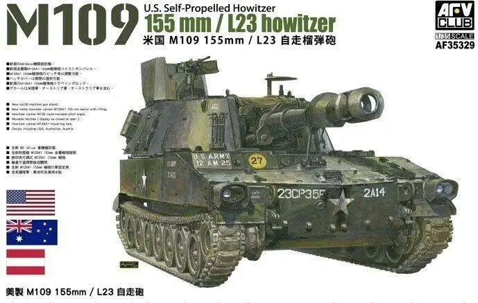 

AFV Club 1/35 AF35329 US M109 155mm/L23 Self-Propelled Howitzer