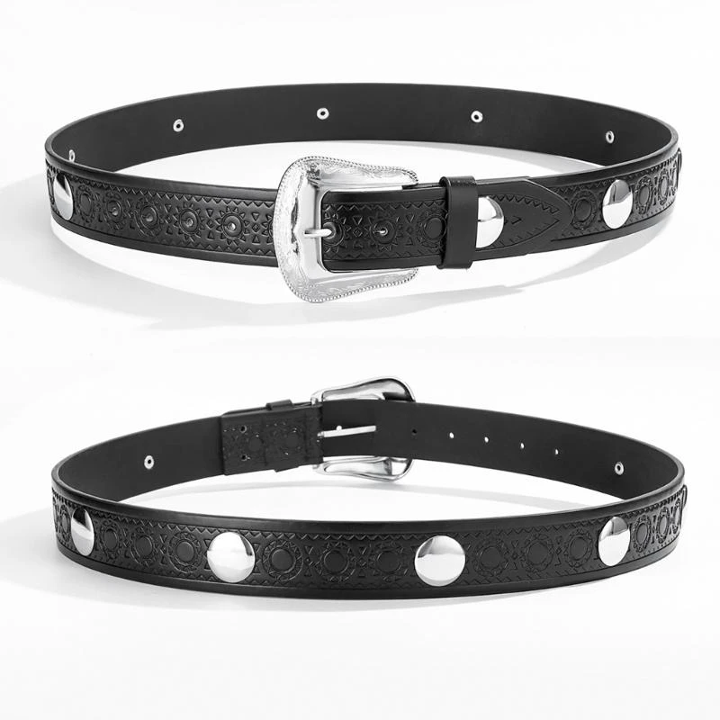 Фото Стильный тисненный фестиваль PU Festival Festival Belt Universe Duprability Tastband, подходящий для различных случаев Y166 №5