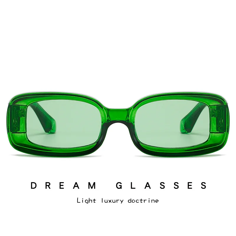

Retro Sunglasses Women Rectangular Sun Glasses Brand Designer Glasses UV400 Shades Glasses Punk Eyeglasses CE Gafas De Sol