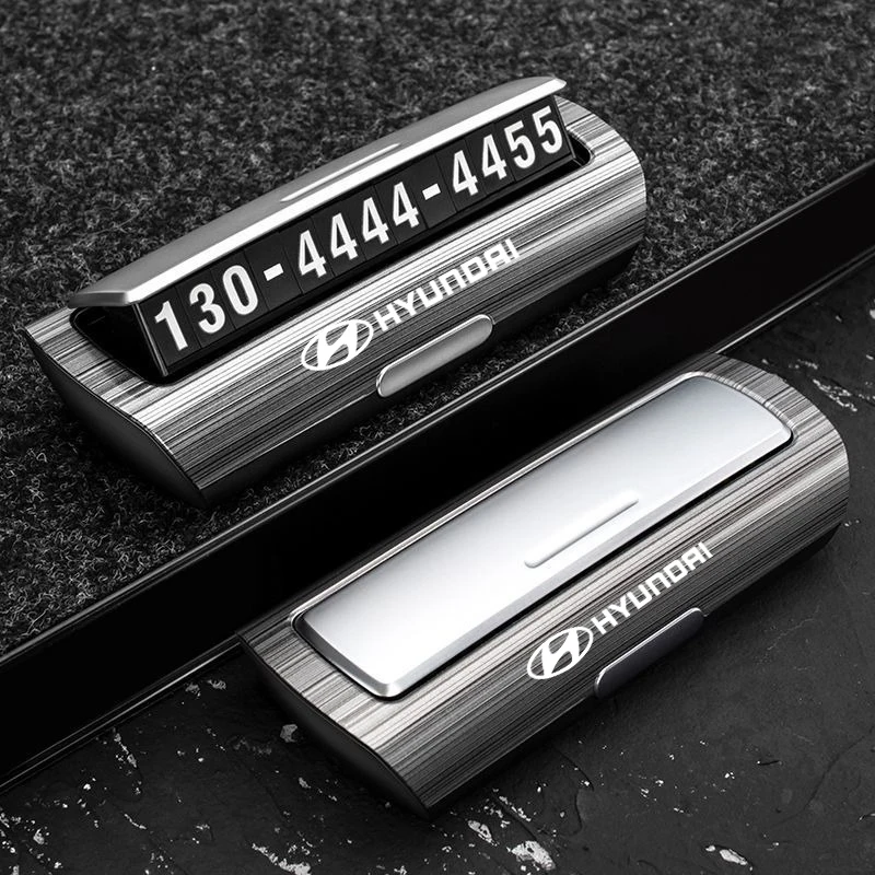 

1 шт серебристый серый стиль автомобиля автомобиль временный парковочный знак знак для HYUNDAI I10 I20 I30 I40 IX35 N линии кона сантафе соната