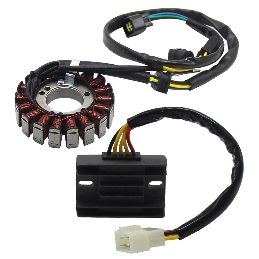 

Motorcycle Voltage Regulator Rectifier+Ignition Magneto Stator Coil For Suzuki DR250R OEM:32800-13E00 32800-13E10 32800-13E11