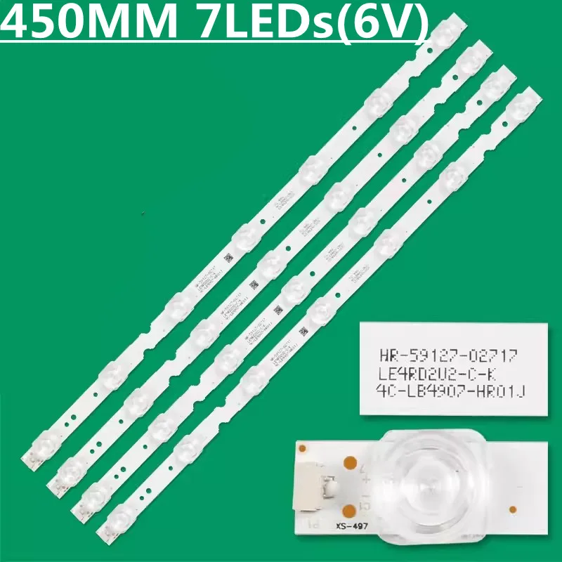 4 шт. светодиодная лента GIC49LB43-3030F2.1D 49HR330M07A0 V3 4C-LB4907-HR01J для 49S2 49S325 49S425 49S6500 49DP602X1 49DP603X