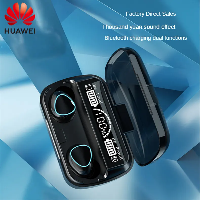 

Huawei M10 Bluetooth Headset Breathing Light Display for Mobile Phone Wireless Bluetooth Headset Multi-function Headset