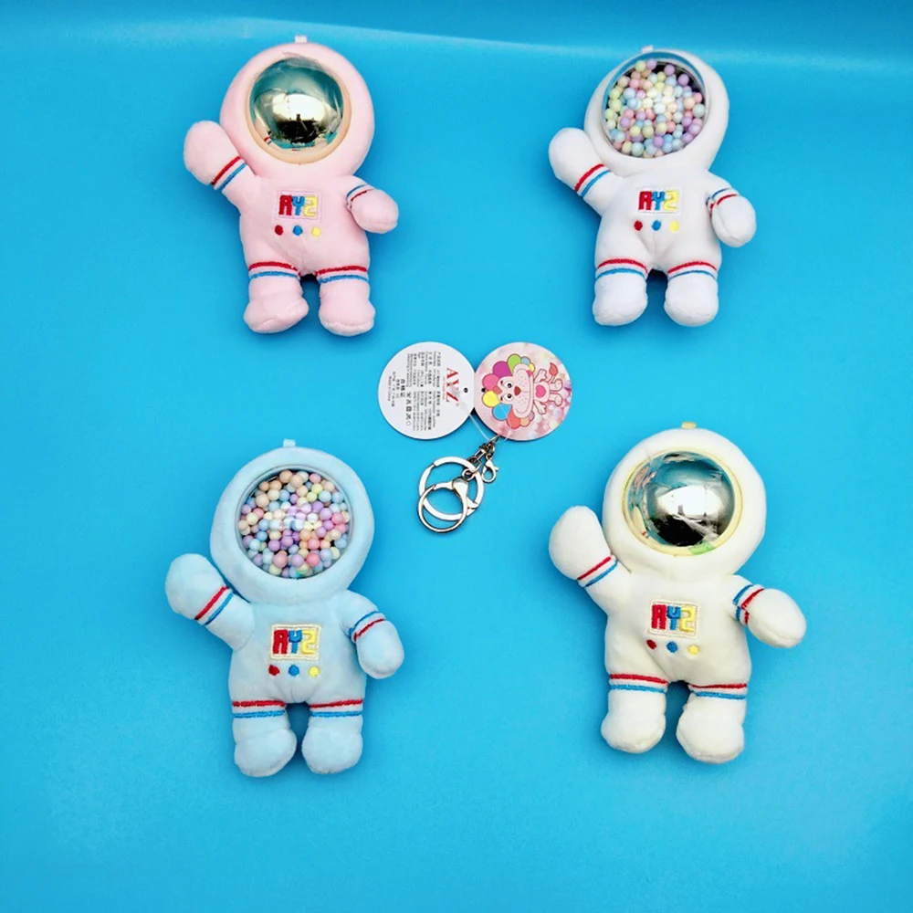 

Space Astronaut Planet Key Chain Rabbit Dinosaur Spaceman Universe Key Ring Pendant Shoulder Bag Accessories Children Gift