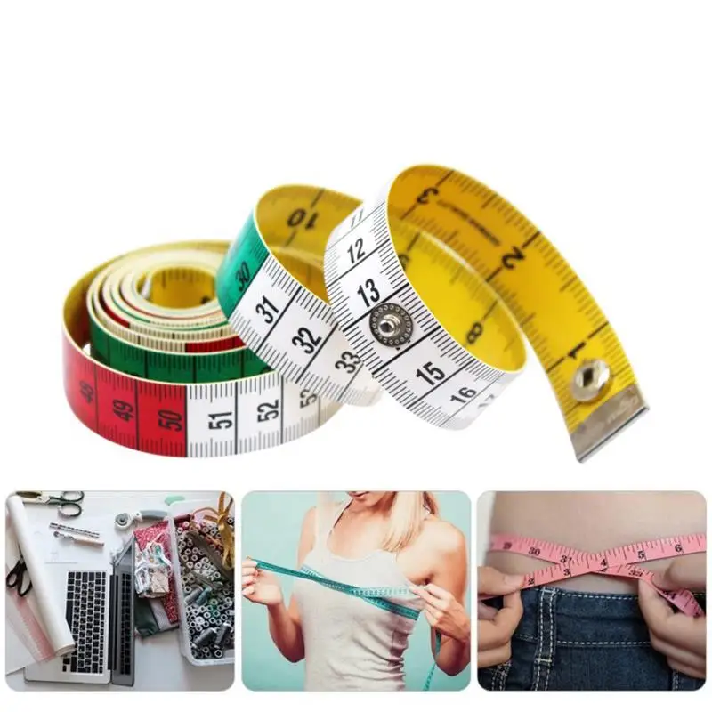 

Long 1.5/2/3m Portable Soft PVC Tape Leather Ruler Body Height Scale Measuring Retractable Analysis Instruments Tool