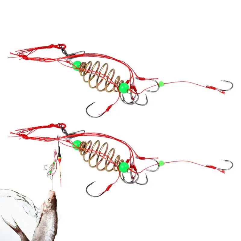 

Fishing Hooks With Spring Swimbait Hooks Fishing Baits Worm Hooks Spring Twist Lure Bait Hooks Multifunctional Convenient For